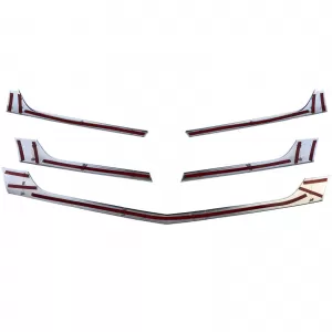 Radiator grille with chrome + frame fits Mercedes Sprinter W906 Facelift 2013–18-image-6326708