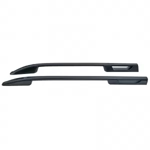 Black aluminum roof rails retrofit suitable for VW Amarok I 2010-2022-image-6326800