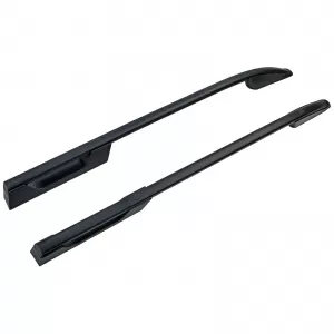Black aluminum roof rails retrofit suitable for VW Amarok I 2010-2022-image-6326801