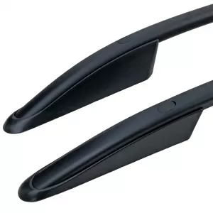 Black aluminum roof rails retrofit suitable for VW Amarok I 2010-2022-image-6326802
