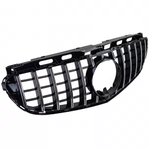 Sport grille black chrome fits for Mercedes E W212 S212 Facelift 13-16-image-6326815