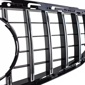 Sport grille black chrome fits for Mercedes E W212 S212 Facelift 13-16-image-6326816