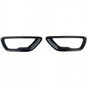 Fog light surrounds gloss black for Jeep Grand Cherokee WK2 18-20