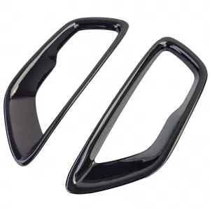 Fog light surrounds gloss black for Jeep Grand Cherokee WK2 18-20