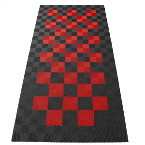 image-71-Plăci de podea RAMROXX Performance pentru garaj Podea 2.8mx5.6m gri roșu Set2