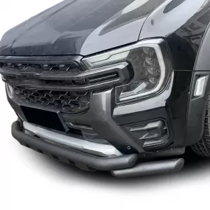Underride protection "Nudgebar" black for Ford Ranger T9 from model year 2023
