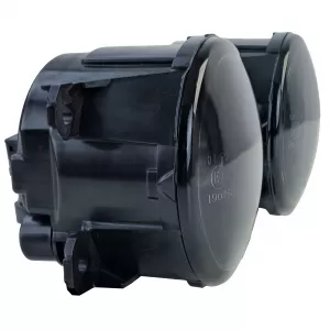 Clear glass fog lights black smoke for Citroen C1 C4 DS4 Jumpy Berlingo-image-6327004