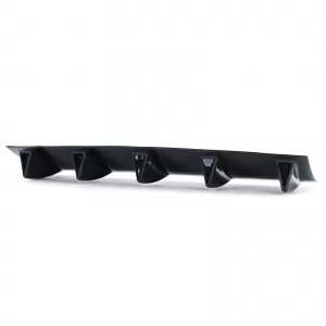 Universal Diffuser Attachment 5 Fins Gloss Black ABS Rear Extension Tuning-image-6327010