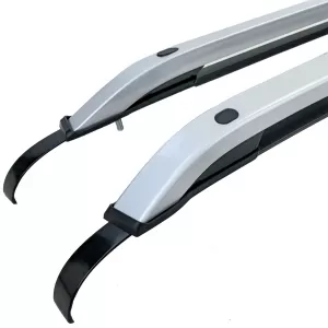 Aluminum roof rack roof rail silver fits VW Amarok II from 2022-image-6327067