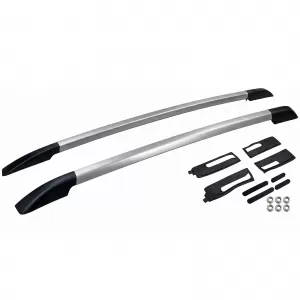 Aluminum roof rail silver retrofit suitable for Ford Ranger T6 T7 T8 2012-2022-image-6327071