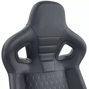 Sports seat Route Black Sim Rig Racing Racing Simulator Gaming Seat with Slider-image-6327120
