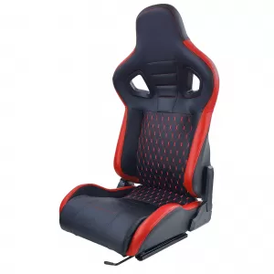 Sports seat Route Black Red Sim Rig Racing Race Simulator Gaming Seat-image-6327128