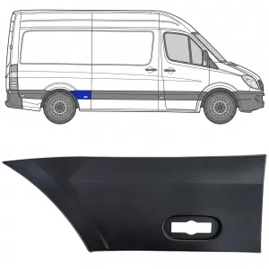 Trim molding side panel right for Mercedes Sprinter 906 06-18 L2