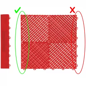 Bevel 40cm for floor tile click system red-image-6327249