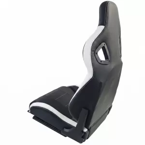 Sports seat Route Black White Sim Rig Racing Racing Simulator Gaming Seat-image-6327310