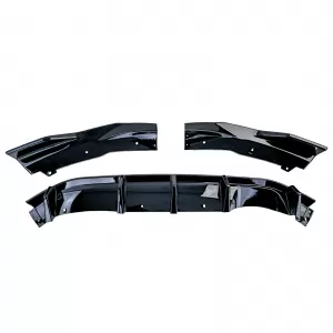 Sport rear diffuser extension gloss black fits Mazda NX-5 ND from 2015-image-6327317
