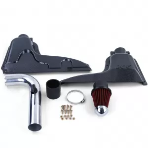 Sport air filter airbox intake carbon look for Peugeot 206 1.1 1.4 1.6 1998-2007-image-6327329