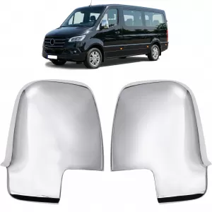 image-70-Chrome mirror cap set for Mercedes Sprinter W907 W910 from 2018
