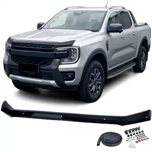 Bonnet protector stone chip guard black gloss for Ford Ranger T9 from 2023