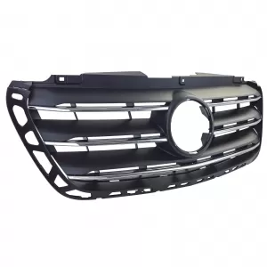 Front radiator grille with chrome slats for Mercedes Sprinter W907 W910 2018-2024-image-6327454