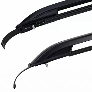 Black aluminum roof rails retrofit suitable for Ford Ranger T9 from 2023-image-6327545
