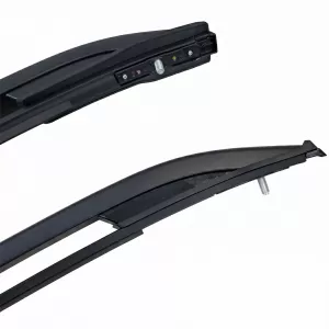 Black aluminum roof rails retrofit suitable for Ford Ranger T9 from 2023-image-6327546