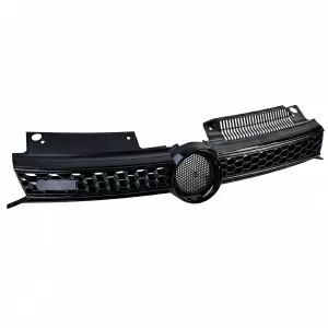 Sport grille black gloss BLACK fits VW Golf 6 including GTI 08-13-image-6327587