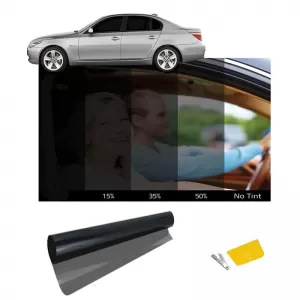 Solar Window Film Dark Black 50x300cm (15%) Made in Taiwan