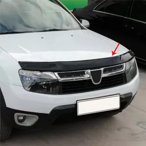 Hood Deflector suitable for Dacia Duster 2010-2017 Black Color