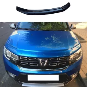 Deflector de capotă potrivit pentru Dacia Sandero Stepway 2012-2017 Culoare Neagră