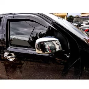 Mirror Covers suitable for Nissan Navara 2006-2009 Chrome 2 Pieces-image-6327686