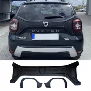 Trunk Cover suitable for Dacia Duster 2018+ Mat Black Color 3 Pieces