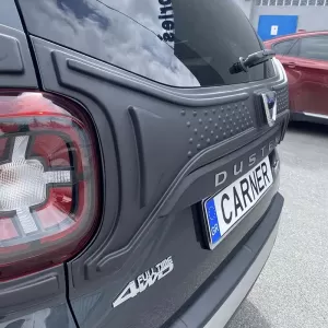 Trunk Cover suitable for Dacia Duster 2018+ Mat Black Color 3 Pieces