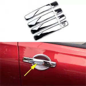 Chrome Door Handle Covers Steel suitable for Nissan Qashqai J10 07-14 Set 8 Pcs