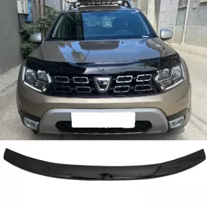 Hood Deflector suitable for Dacia Duster 2018-2023 Black Color