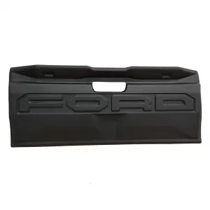 Rear Truck Door Protector suitable for Ford Ranger 2015+ Big From Abs Plastic Black