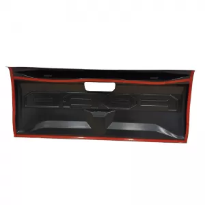 Rear Truck Door Protector suitable for Ford Ranger 2015+ Big From Abs Plastic Black