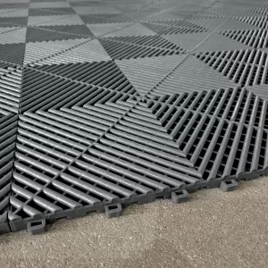 RAMROXX Performance Floor Tiles Garage Floor Floor 2.8mx5.6m Grey Pink Set4-image-6327900