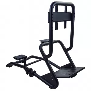 Sim Racing Komplett-Set Rohr 50mm Cockpit Sim Rig inkl. Sportsitz Schwarz Blau-image-6327941