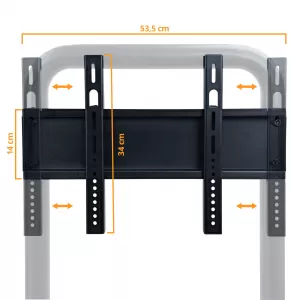 Sim Racing Komplett-Set Rohr 50mm Cockpit Sim Rig inkl. Sportsitz Schwarz Blau-image-6327943