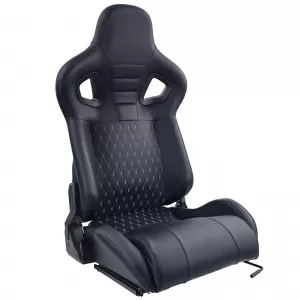 Sim Racing Komplett-Set Stahlrohr 50mm Cockpit Sim Rig inkl. Sportsitz Schwarz-image-6327950