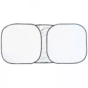 Sun Shade Interior Front Windshield UV Reflecting Foldable Silver Sun 145 x 68 cm Feral 1 Piece