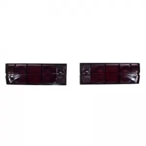 Tailights Set Suitable for BMW 3 E30 83-87 Purple/Smoke-image-6328076