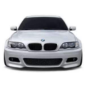 Front bumper sport + ABE + fog lights smoke for BMW E46 sedan touring LCI-image-6328219