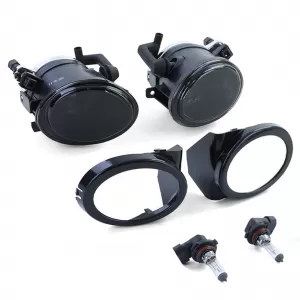 Front bumper sport + ABE + fog lights smoke for BMW E46 sedan touring-image-6328225