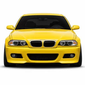 Front bumper sport + ABE + clear fog lights for BMW E46 coupe convertible-image-6328228