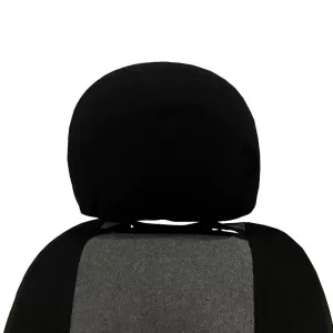 Seat Front Cushions Towel Super Fresh Black-Gray 2 Pieces