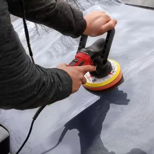 Car Polishing Machine Professional 230V 650W Ø 150mm APA 20991-image-6328344