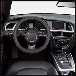 Steering Wheel Cover suitable for Sparco Medium 38cm in Black-image-6328366