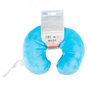 Travel Neck Pillow suitable for Kids Anna / Elsa / Olaf Frozen The Movie 27cm x 23cm Blue 1 Piece-image-6328396
